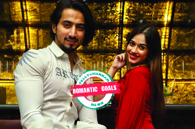 ROMANTIC GOALS! Jannat Zubair and Faisal Shaikh all lovey-dovey together giving couple goals 