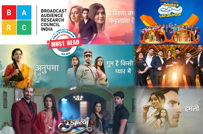 Must Read! YRKKH enters top 3 shows, TMKOC-TKSS see huge jump in TRP rating, Anupama tops TRP charts followed by GHKKPM, Udaariy