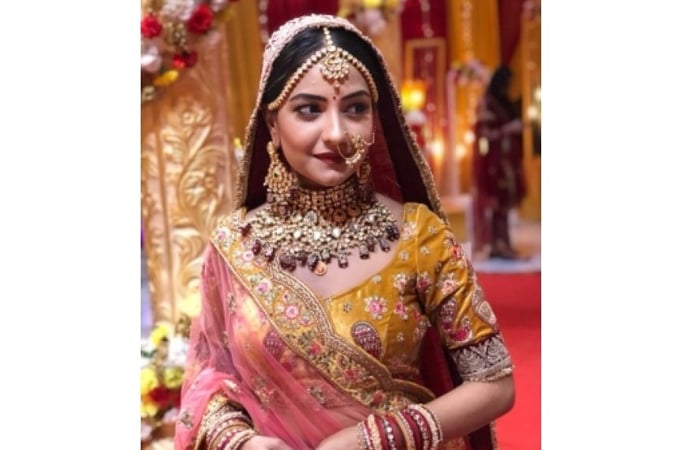 How Akshita Mudgal wore a 28-kg lehenga for wedding sequence in 'Iss Mod Se Jaate Hain'