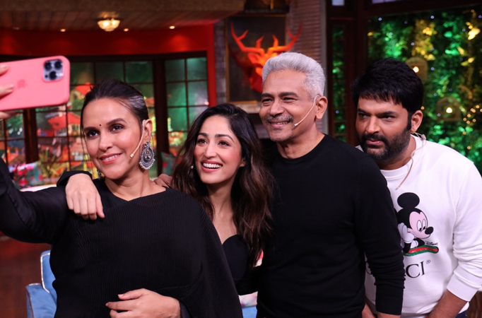 The lead cast of ‘A Thursday’ - Yami Gautam, Neha Dhupia and Atul Kulkarni grace The Kapil Sharma Show this Saturday!