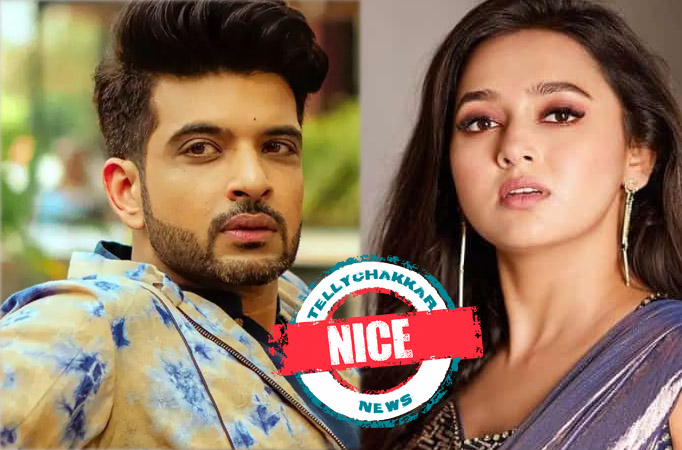 Nice! Karan Kundrra was spotted at Tejasswi Prakash’s residence with a tilak on his forehead