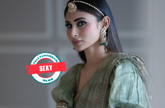 SEXY! Mouni Roy looks ravishingly gorgeous in the pastel pink saree photoshoot 