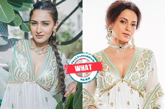 What! Did Erica Fernandes copy the style of Kangana Ranaut? Check out the pictures 