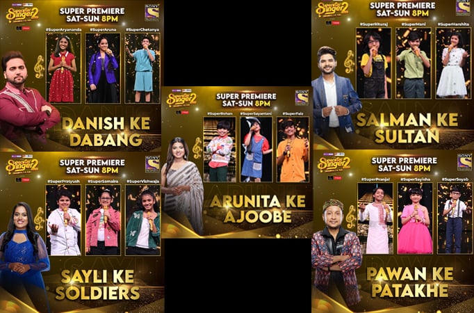 Superstar Singer 2 reveals its five teams; each Captain to mentor 3 contestants!