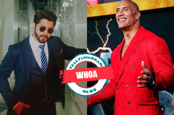 Whoa! Varun Dhawan gives a shout out to Hollywood star Dwayne Johnson, and the latter notices with a response