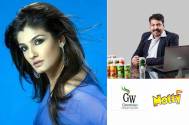 Raveena Tandon and Mr. Vinod Gaikwad General Manager Sales & Marketing- Greenways Foods & Beverages (D) Pvt Ltd. 