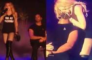 Madonna KISSES Drake onstage 