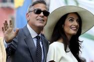 George Clooney and his wife Amal 