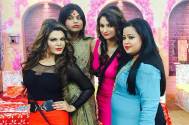 Rakhi Sawant and Dimpy Ganguly in Comedy Classes