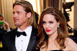 Hollywood couple Angelina Jolie and Brad Pitt 