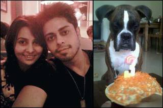 Jas Karan Singh and his wife Ashwini