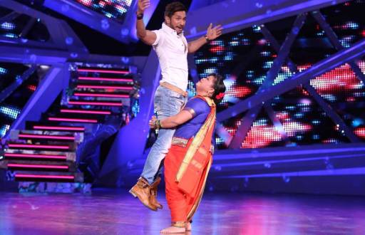 Terence Lewis and Bharti Singh