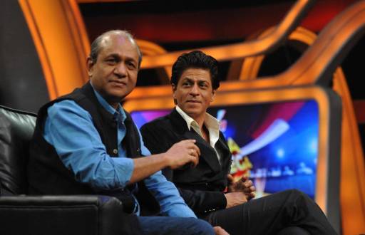 Producer Siddharth Basu and Shah Rukh Khan