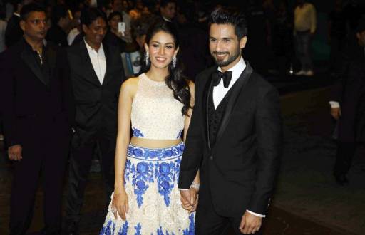  Newly wed couple Shahid Kapoor and Mira Rajput