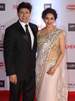 Madhuri Dixit with husband Dr Shriram Nene
