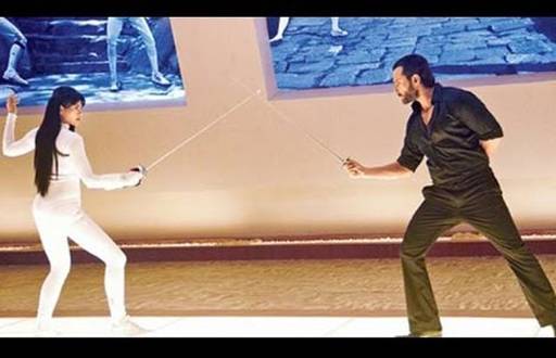 Jacqueline Fernandes and Sai Ali Khan in Race 2