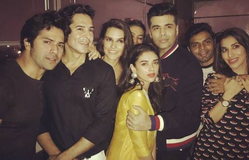  Varun Dhawan, Dino Morea, Neha Dhupia, Aditi Rao Hydri, Karan Johar, Sophie Choudry