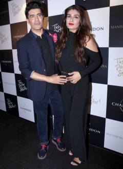 Manish Malhotra & Raveena Tondon
