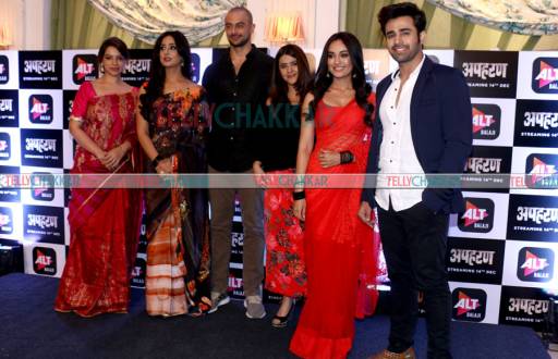 When ALTBalaji’s Apharan cast met Naagin 3 team