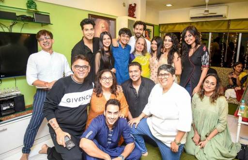 Celebs visit producer Sandip Sickand's house for Ganpati Darshan