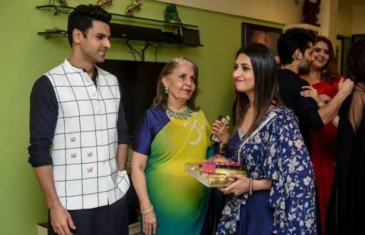 Celebs visit producer Sandip Sickand's house for Ganpati Darshan