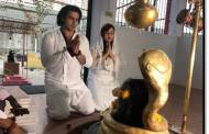 Television actors perform 'Pooja' on the occasion of Mahashivratri