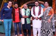 Puranchand Wadali on the sets of Kapil Sharma show