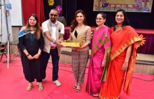 Ridhima Pandit visits her school as a chief guest